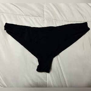 Roxy Cheeky Black Bikini Bottom
